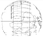 Eastern Horizon view of Quito, Equador sundial